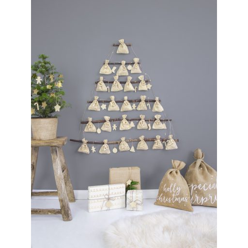 Parti Deco - Adventi naptár mini zsákok 24db
