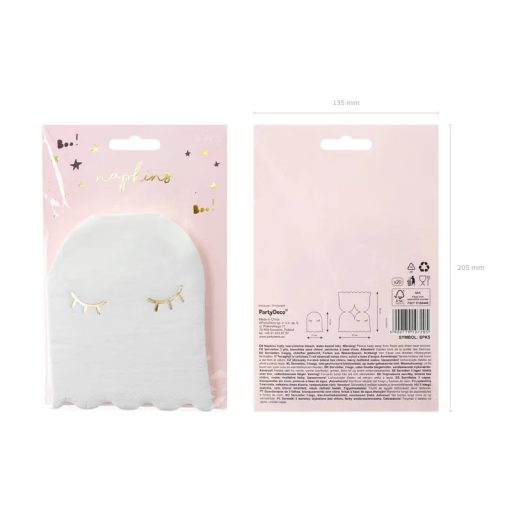 Party Deco Szalvéták Szellem, 20 db