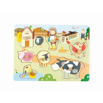 Andreu Toys Formaillesztő Puzzle Farm állatok