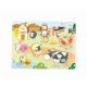 Formaillesztő Puzzle Farm állatok - Andreu Toys