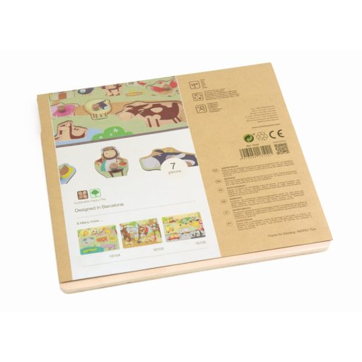 Andreu Toys Formaillesztő Puzzle Farm állatok