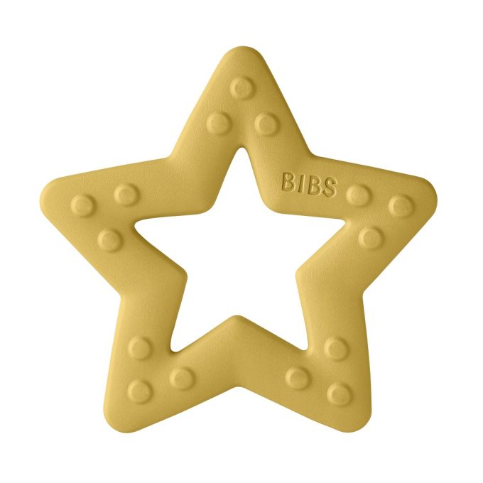 Bibs Rágóka csillag - Mustársárga