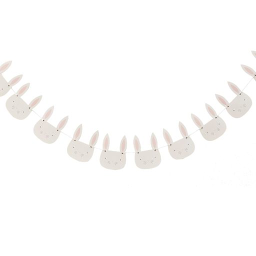 Ginger Ray Rózsaszín és fehér húsvéti nyuszi fali dísz