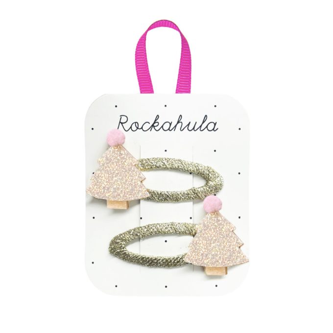 Rockahula Kids - Fagyos csillogás karácsonyfa hajcsat 2 db