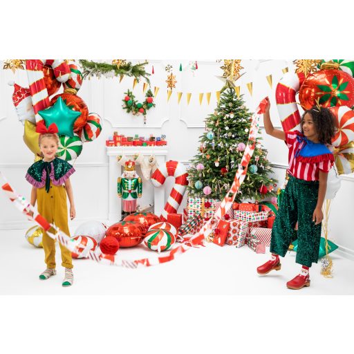 Party Deco Fóliás lufi Candy cane