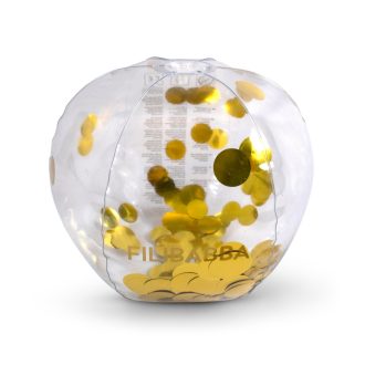 Filibabba Strandlabda - Arany konfetti