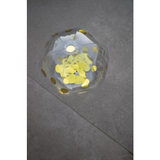 Filibabba Strandlabda - Arany konfetti