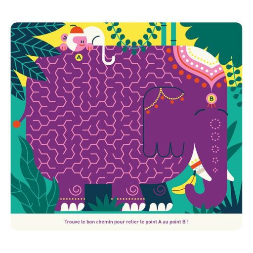 Auzou Letörölhető fejtörő feladatkártyák, Labirintusok a világ körül