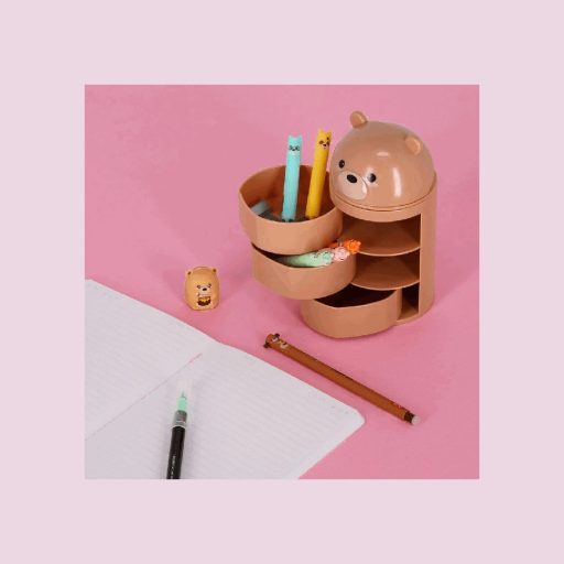 Legami Asztali írószertartó emeletes, macis