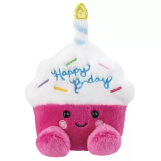 Palm Pals Sparkle Birthday Cupcake szülinapi muffin plüssfigura gyertyával 13 cm