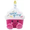Palm Pals Sparkle Birthday Cupcake szülinapi muffin plüssfigura gyertyával 13 cm