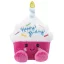 Palm Pals Sparkle Birthday Cupcake szülinapi muffin plüssfigura gyertyával 13 cm