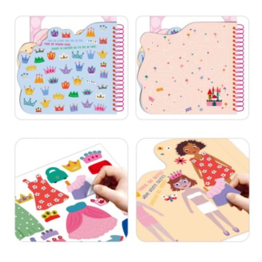 Avenir Mágikus vízzel festő könyv, Hercegnők