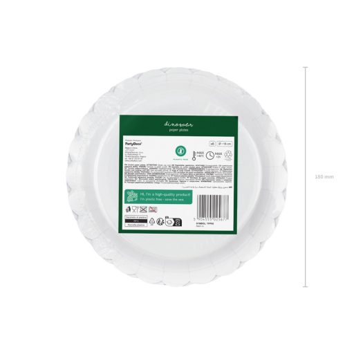 Party Deco Papírtányérok Dinoszauruszok - 6 db