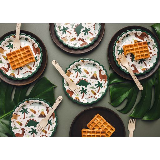 Party Deco Papírtányérok Dinoszauruszok - 6 db