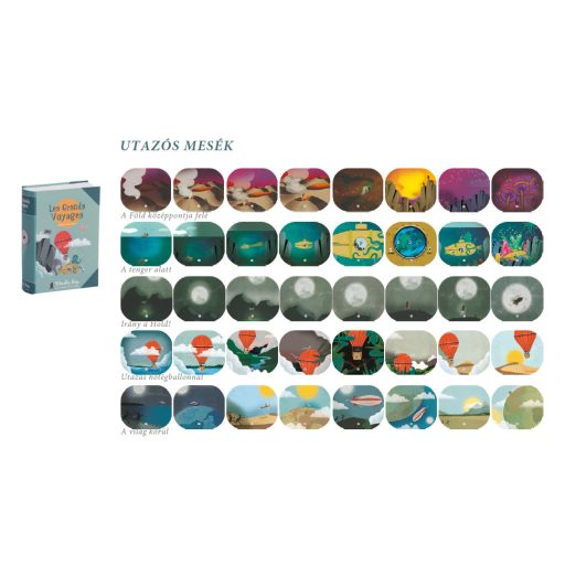 Moulin Roty Apró csodák - Utazós mesék mesevetítő könyv