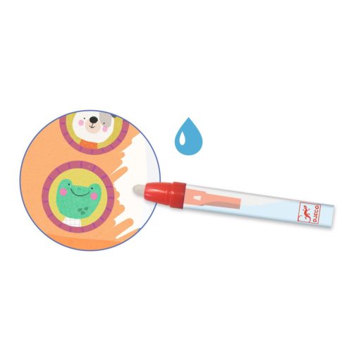 Djeco Vízzel színező készlet - Utazások