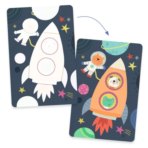 Djeco Vízzel színező készlet - Utazások