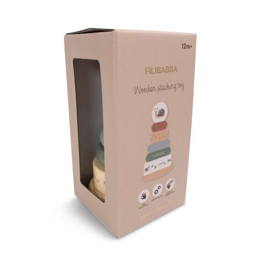 Filibabba Fából készült építő játék