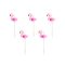 Party Deco Születésnapi gyertya Flamingók, 3cm 5 db