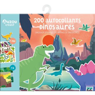   Auzou Újrahasználható matricázó készlet, Dinoszauruszok