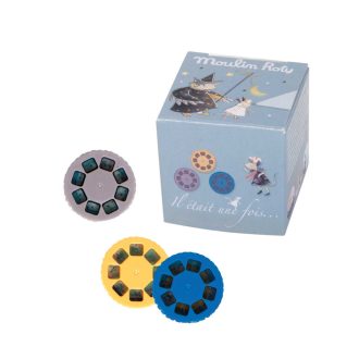   Moulin Roty Diavetítő lámpák - 3 db lemez mesevetítőbe Egyszer volt, hol nem volt...