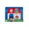 Moulin Roty Vidámság Fa Háromrétegű Kirakó 22x18 cm 6 darabos réteges fa puzzle