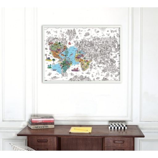 OMY Atlasz - Óriás színező poszter