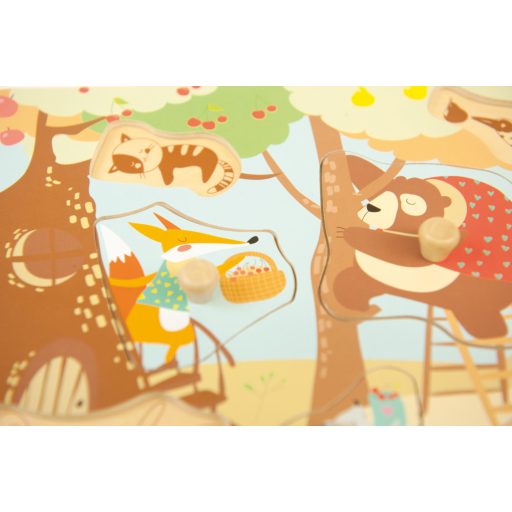 Andreu Toys Formabeillesztő fa puzzle - Erdő