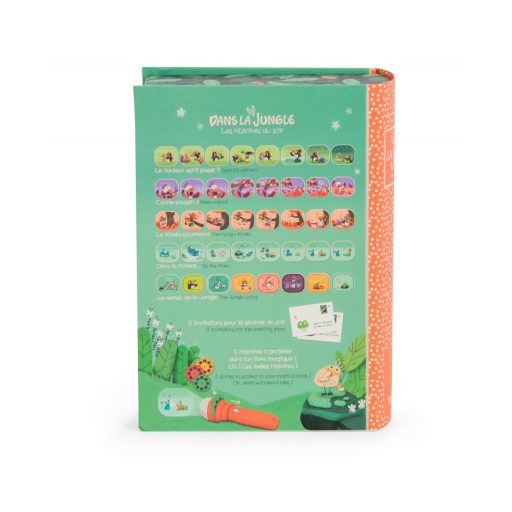 Moulin Roty Diavetítő lámpák - Mesevetítő könyv Dzsungel