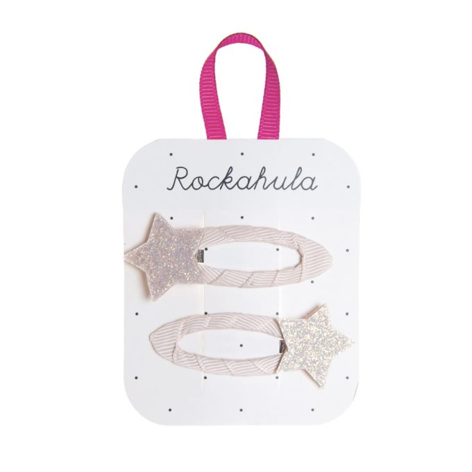 Rockahula Kids - Rózsaszín csillag hajcsat (2 db)