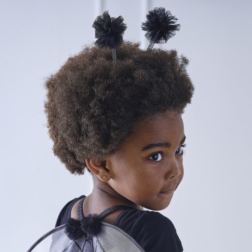 Ginger Ray Fekete Pom Pom Bumble Bee hajpánt