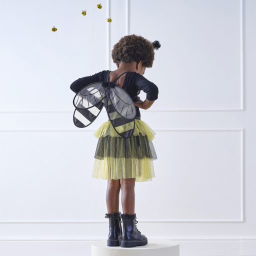 Ginger Ray Fekete Pom Pom Bumble Bee hajpánt