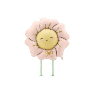 Party Deco Fólia lufi Virág halványrózsaszín