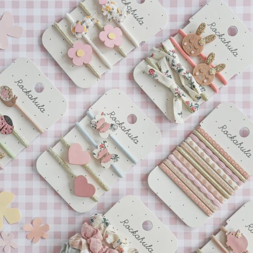 Rockahula Kids Ditsy Hoppy Bunny hajgumi szett