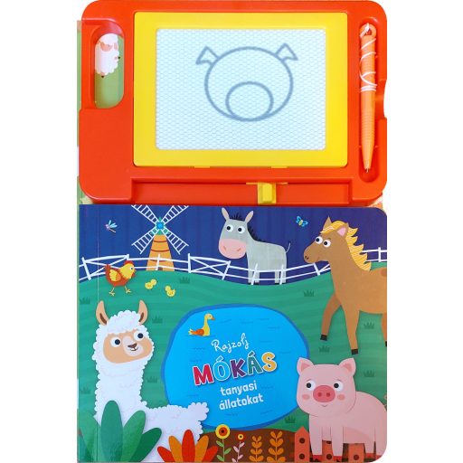 Napraforgó Mágnestábla - Rajzolj mókás tanyasi állatokat