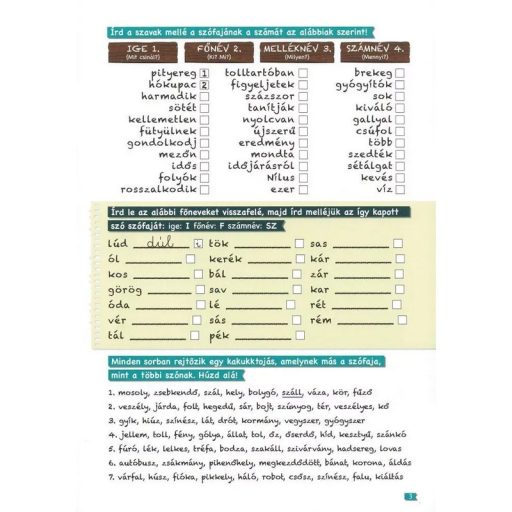 Napraforgó Tanoda - Gyakorlófeladatok negyedikeseknek 1.