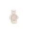 Moulin Roty Artur és Lujzi krémfehér puha plüss mackó 22 cm