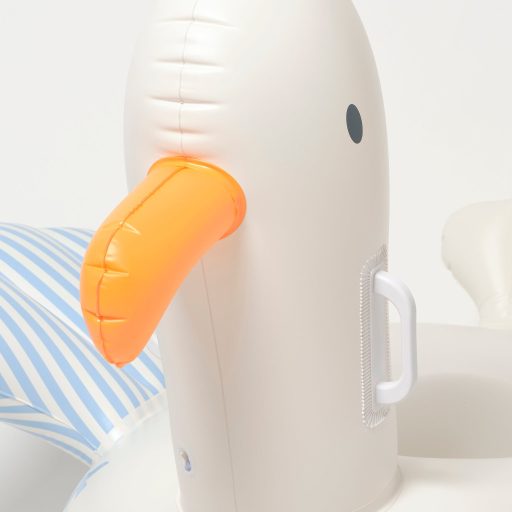 Sunnylife Gyerek Ride-On matrac Sammy, a Sirály, kék csíkos