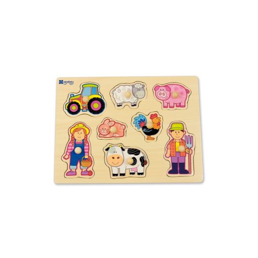 Andreu Toys Formaillesztő Puzzle - Farm