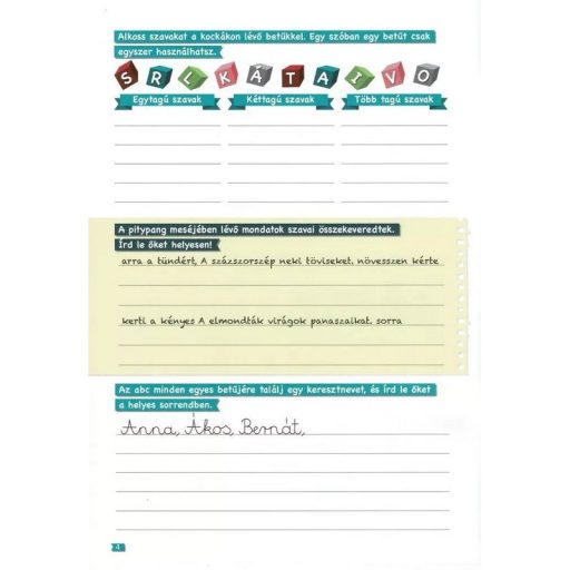 Napraforgó Tanoda - Gyakorlófeladatok harmadikosoknak 2.