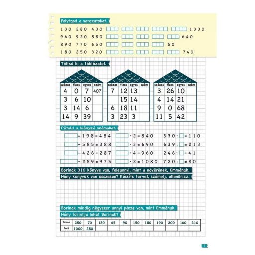 Napraforgó Jobb leszek ... matekból - 4. osztályosoknak