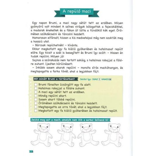 Napraforgó Tanoda - Gyakorlófeladatok másodikosoknak 1.