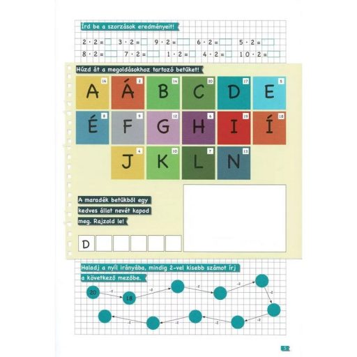 Napraforgó Tanoda - Gyakorlófeladatok másodikosoknak 1.