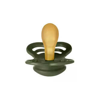 Bibs Supreme Symmetrical Latex Hunter Green terepzöld szimmetrikus natúr kaucsuk cumi 6-36 hó