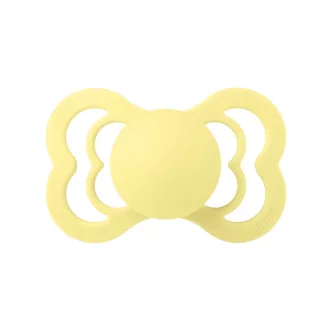 Bibs Supreme Symmetrical Latex Sunshine napsugár sárga szimmetrikus natúr kaucsuk cumi 6-36 hó