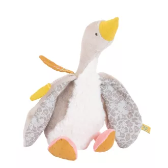 Moulin Roty Olga utazása Nyilacska szürke liba puha plüss figura 23 cm