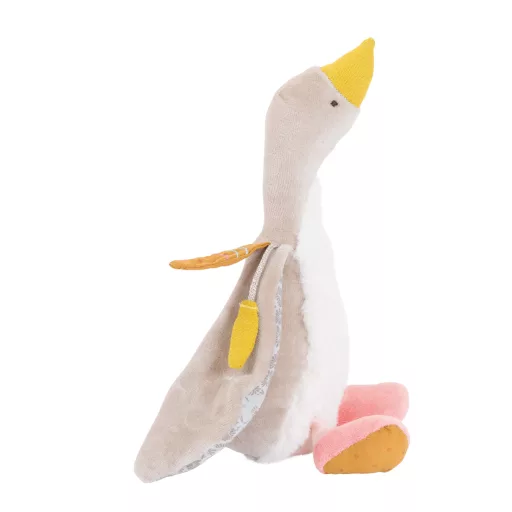 Moulin Roty Olga utazása Nyilacska szürke liba puha plüss figura 23 cm