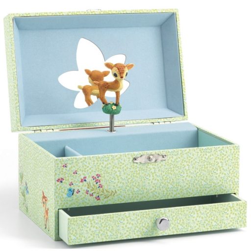 Djeco Zenélő ékszertartó doboz - Őzike dala