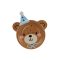 Party Deco Teddy Bear papírtányérok, 6 db